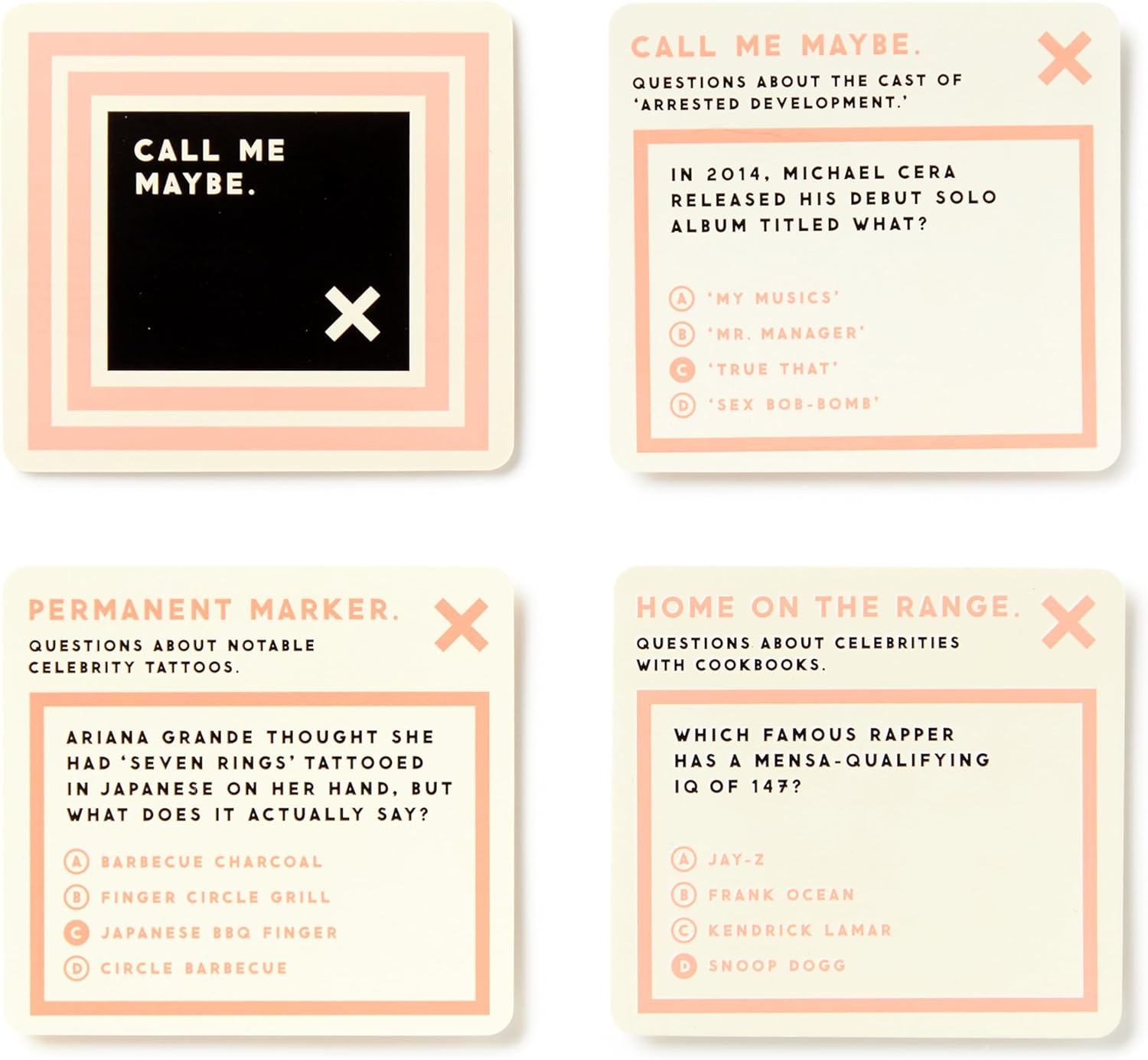 Irrelevant Celebrity Trivia selskabsspil